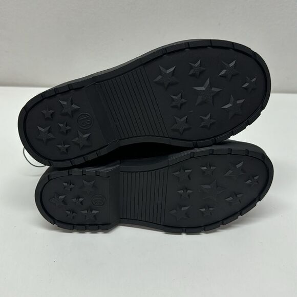 🔥 Art class girl kids Zoe boot Sz 13  Zoe Zipper Lace-Up Combat Boots - Black - Picture 5 of 5